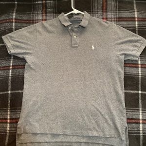 Gray polo Ralph Lauren polo T-shirt